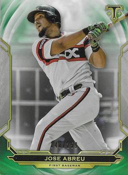 2019 Topps Triple Threads - Emerald #9 Jose Abreu Front