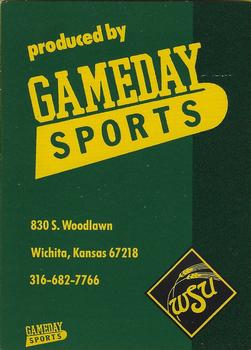 1992 Game Day Wichita State Shockers #42 Checklist Front