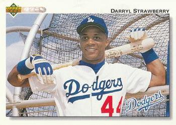 1992 Upper Deck #174 Darryl Strawberry Front