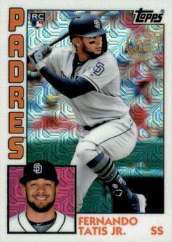 2019 Topps Update - 1984 Topps Baseball 35th Anniversary Chrome Silver Pack #T84U-34 Fernando Tatis Jr. Front