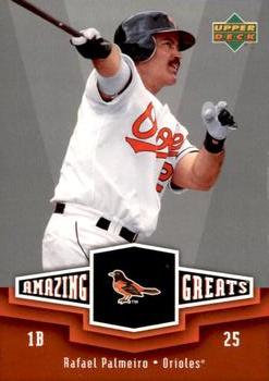 2006 Upper Deck - Amazing Greats #AG-RP Rafael Palmeiro Front