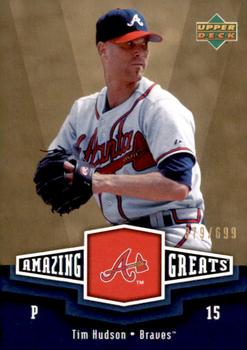 2006 Upper Deck - Amazing Greats Gold #AG-TH Tim Hudson Front