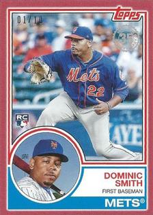 2018 Topps On-Demand Mini - 1983 Topps Red #83-17 Dominic Smith Front
