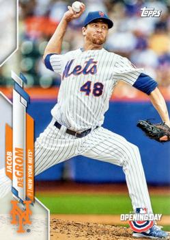 2020 Topps Opening Day #187 Jacob deGrom Front