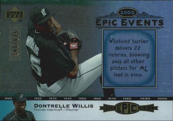 2006 Upper Deck Epic - Events #EE9 Dontrelle Willis Front