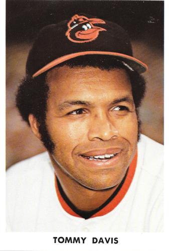 1973 Baltimore Orioles Photocards #NNO Tommy Davis Front