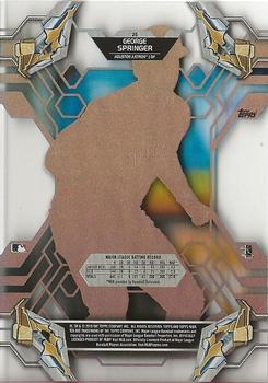 2019 Topps High Tek - Blue #26 George Springer Back