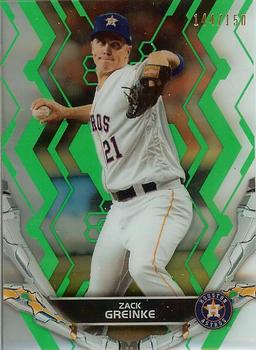 2019 Topps High Tek - Green #63 Zack Greinke Front