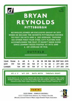 2020 Donruss #160 Bryan Reynolds Back