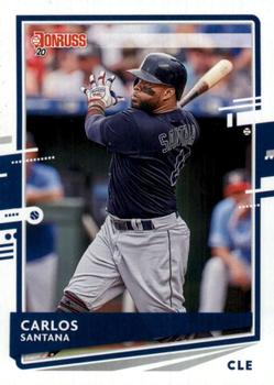 2020 Donruss #186 Carlos Santana Front