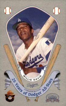 1987 Los Angeles Dodgers All-Stars Smokey #6 Willie Davis Front