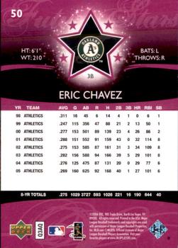 2006 Upper Deck Future Stars - Purple #50 Eric Chavez Back