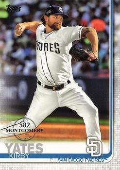 2019 Topps - 582 Montgomery #347 Kirby Yates Front