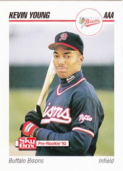 1992 SkyBox Team Sets AAA #47 Kevin Young Front