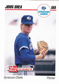 1992 SkyBox Team Sets AAA #516 John Shea Front