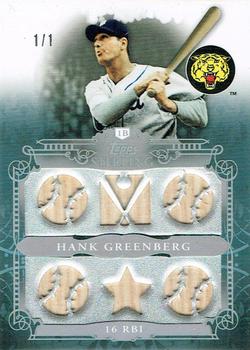 2010 Topps Sterling - Sterling Stats Relics Six #SSR-36 Hank Greenberg Front