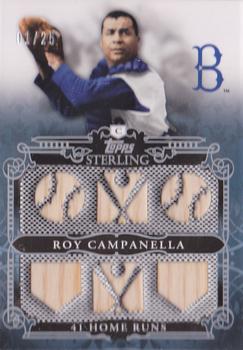 2010 Topps Sterling - Sterling Stats Relics Six #SSR-37 Roy Campanella Front