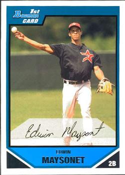 2007 Bowman - Prospects #BP33 Edwin Maysonet Front