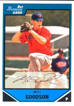 2007 Bowman - Prospects #BP69 Matt Goodson Front