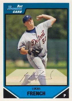 2007 Bowman - Prospects #BP20 Lucas French Front