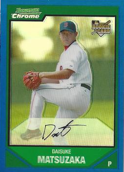 2007 Bowman Chrome - Blue Refractors #210 Daisuke Matsuzaka Front