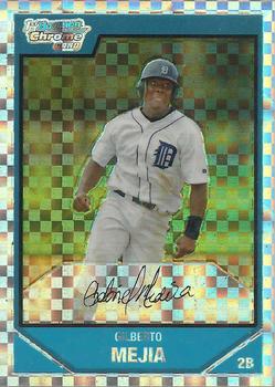 2007 Bowman Chrome - Prospects X-Fractors #BC60 Gilberto Mejia Front