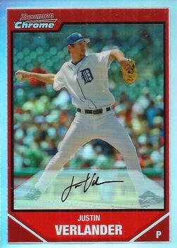 2007 Bowman Chrome - Refractors #2 Justin Verlander Front