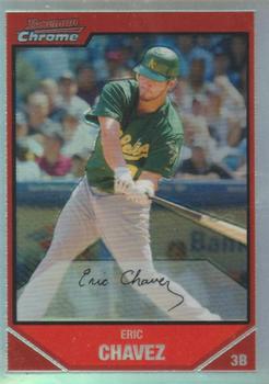 2007 Bowman Chrome - Refractors #105 Eric Chavez Front