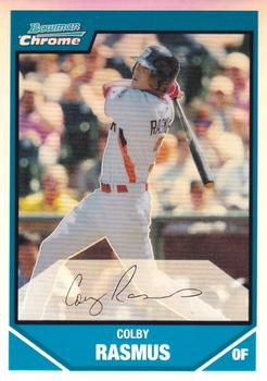 2007 Bowman Draft Picks & Prospects - Chrome Prospects Refractors #BDPP109 Colby Rasmus Front