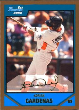 2007 Bowman Draft Picks & Prospects - Prospects Gold #BDPP93 Adrian Cardenas Front