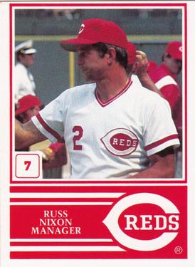 1983 Cincinnati Reds Yearbook Cards #NNO Russ Nixon Front