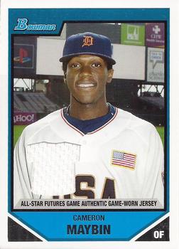 2007 Bowman Draft Picks & Prospects - Futures Game Prospects Jerseys #BDPP107 Cameron Maybin Front