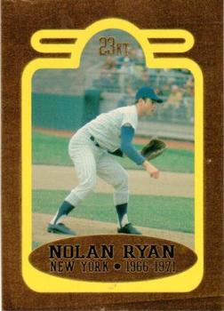 1993 Bleachers 23KT Nolan Ryan #1 Nolan Ryan Front