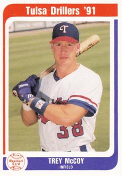 1991 Tulsa Drillers #17 Trey McCoy Front