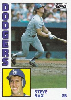 1984 Topps Head-In-Box Proofs #NNO Steve Sax Front