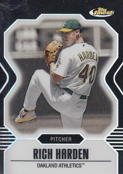 2007 Finest - Black Refractors #104 Rich Harden Front