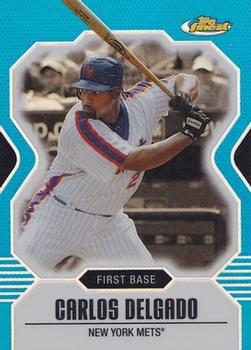 2007 Finest - Blue Refractors #52 Carlos Delgado Front