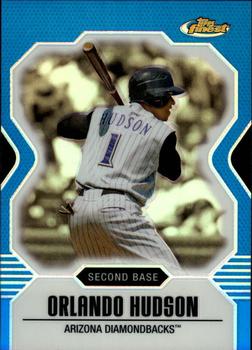 2007 Finest - Blue Refractors #78 Orlando Hudson Front