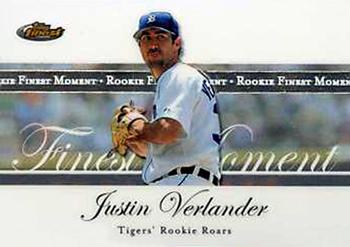 2007 Finest - Rookie Finest Moments #RFM-JV Justin Verlander Front