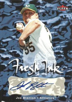 2007 Fleer - Fresh Ink #FI-JB Joe Blanton Front