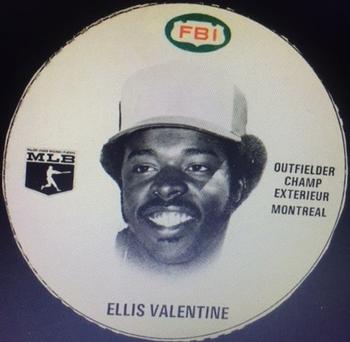 1981 FBI Discs #NNO Ellis Valentine Front