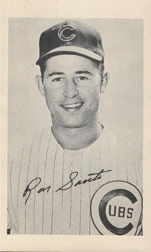 1972 Chicago Cubs Black and White Picture Pack A #NNO Ron Santo Front