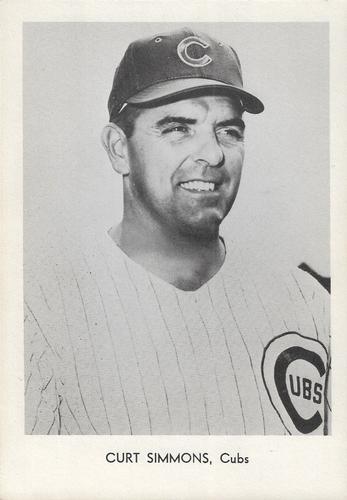 1967 Sports Service Chicago Cubs #NNO Curt Simmons Front