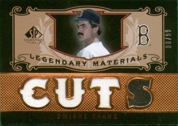 2007 SP Legendary Cuts - Legendary Materials Triple #LM-DE Dwight Evans Front