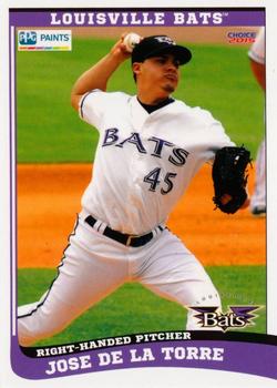 2015 Choice Louisville Bats #12 Jose De La Torre Front