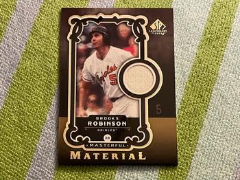 2007 SP Legendary Cuts - Masterful Materials #MM-BR Brooks Robinson Front