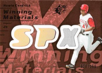 2007 SPx - Winning Materials Bronze #WM-HK Howie Kendrick Front