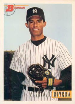 1993 Bowman #327 Mariano Rivera Front