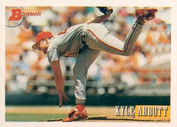 1993 Bowman #652 Kyle Abbott Front