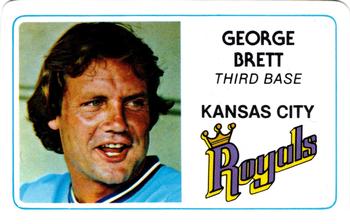 1981 Perma-Graphics Superstar Credit Cards #003 George Brett Front
